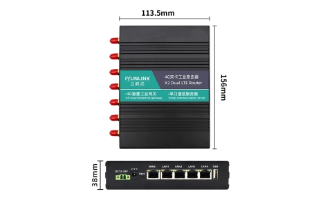 YLX-X2Q31  4G双模双卡工业网关