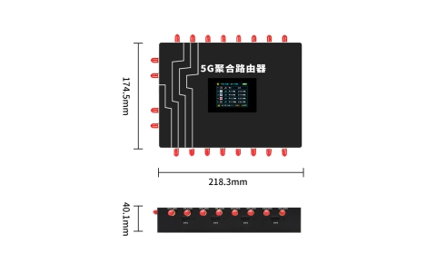 YLX-X5 国产化5G四卡多链路聚合路由器