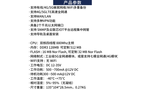 YLX-M21L2       5G工业路由器(单卡 无WIFI)