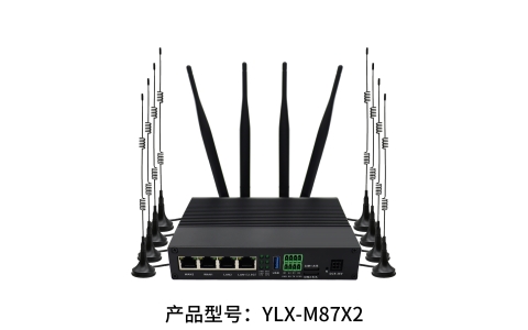 YLX-M87X2  5G双模四SIM卡工业网关