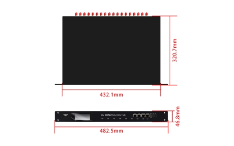 YLX-X8 Bonding Router with 16 SIM Card Slots support OEM/ODM