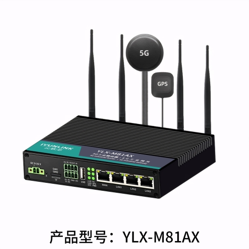 YLX-M81AX  5G双频WiFi6工业路由器